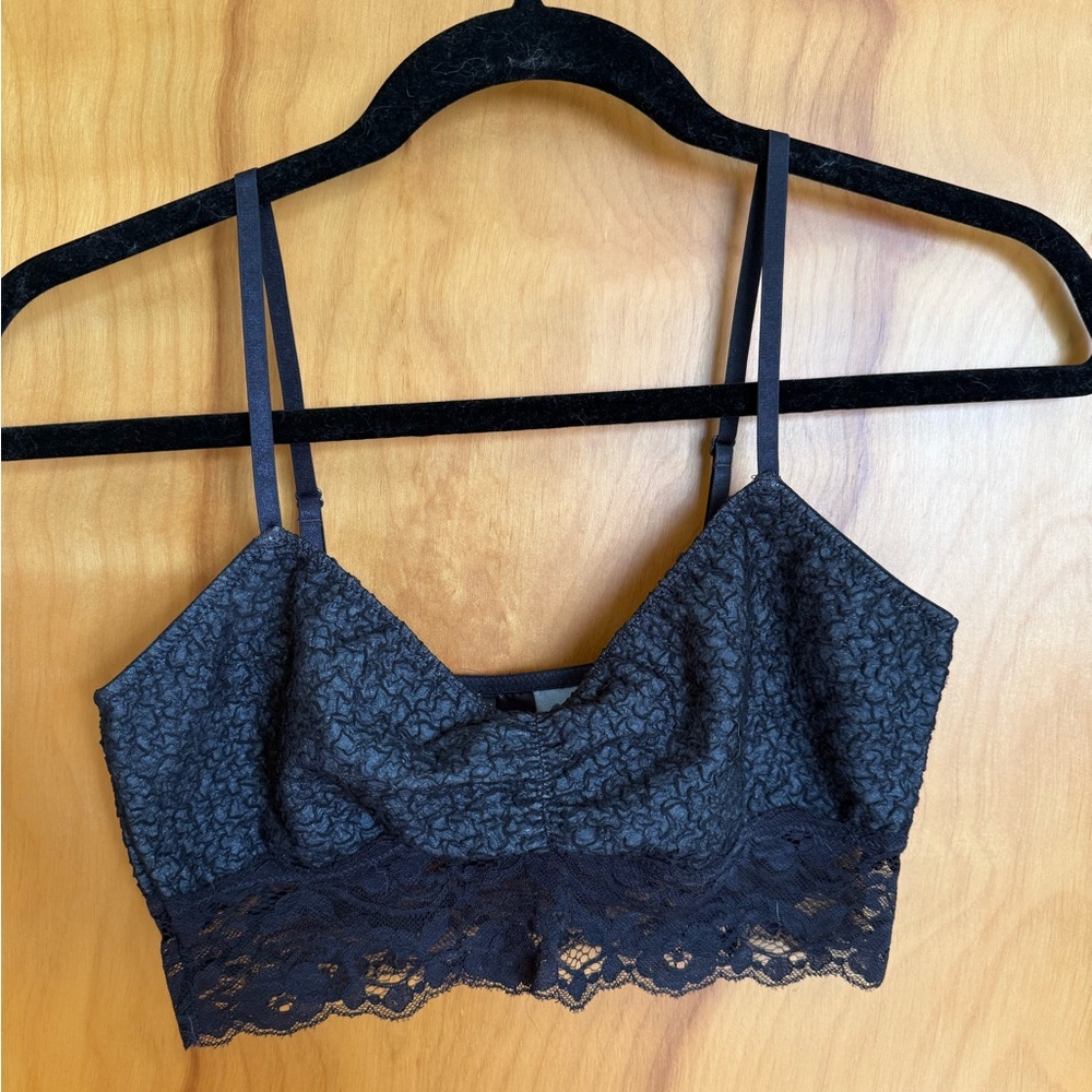 Sparkle & Fade Black Lace Bandeau
